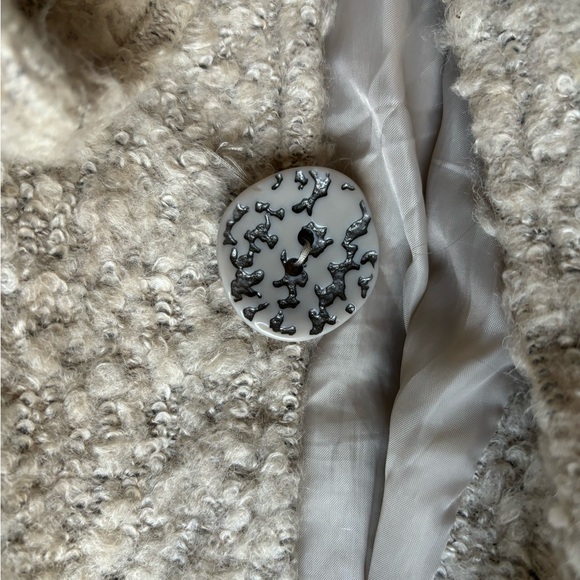 BKE faux fur leopard coat/jacket medium - Picture 3 of 4